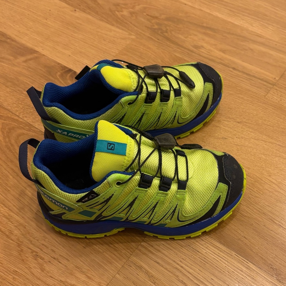 Salomon XA Pro 3D Kids Trail Running Waterproof Sneakers, Size 13